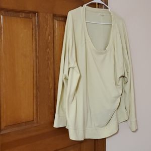 Maurices 3X Long Sleeve Yellow Sweater